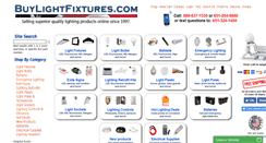 Desktop Screenshot of buylightfixtures.com